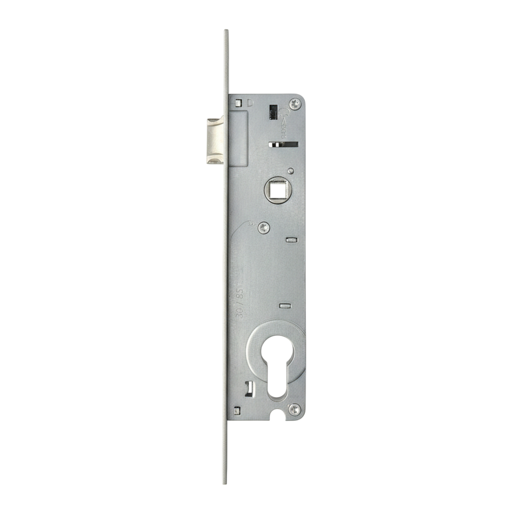 Замок REZE ALU 20/85/23, с защелкой и ригелем