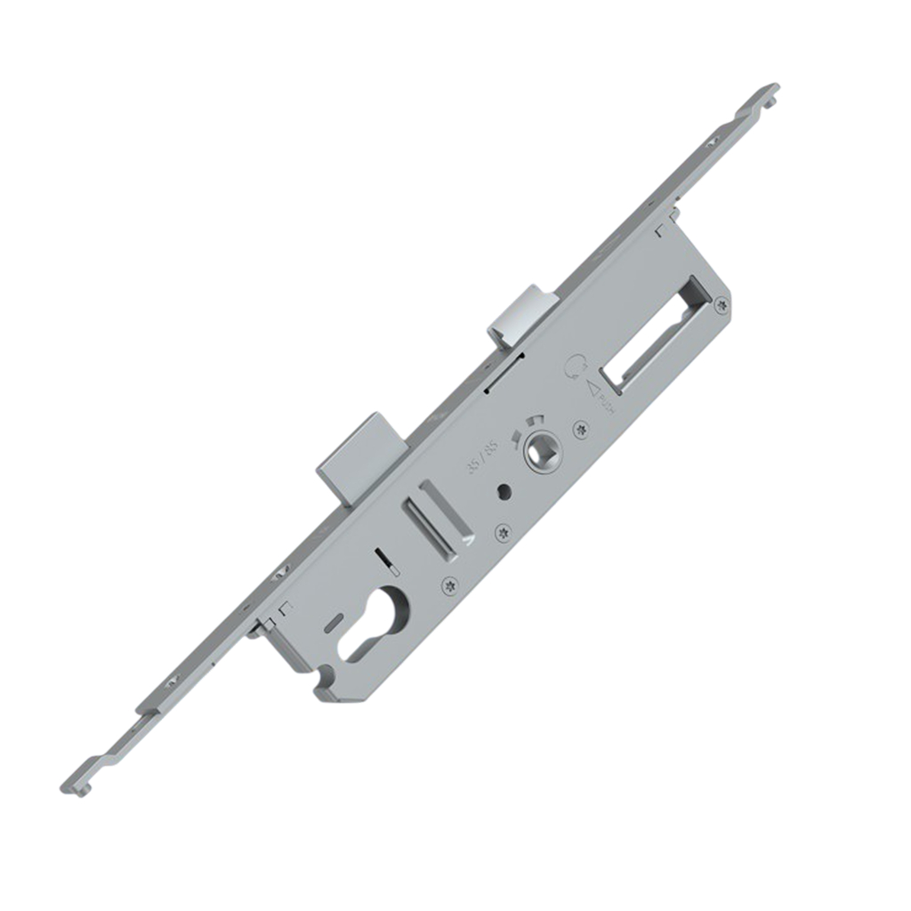 Замок REZE ALU SIGMA многозапорный составной 25/85/23, с защелкой и ригелем