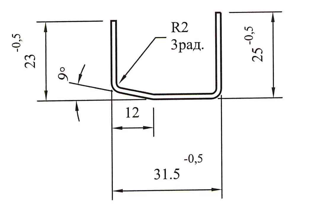 Армировка, 207/71/1,5 ЗОЛОТАЯ, шт=6м, пачка=200шт=1200м,маркировка NOVOLINE