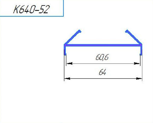 Тяжелый 640-52Т Адаптер для трубы, шт=6м